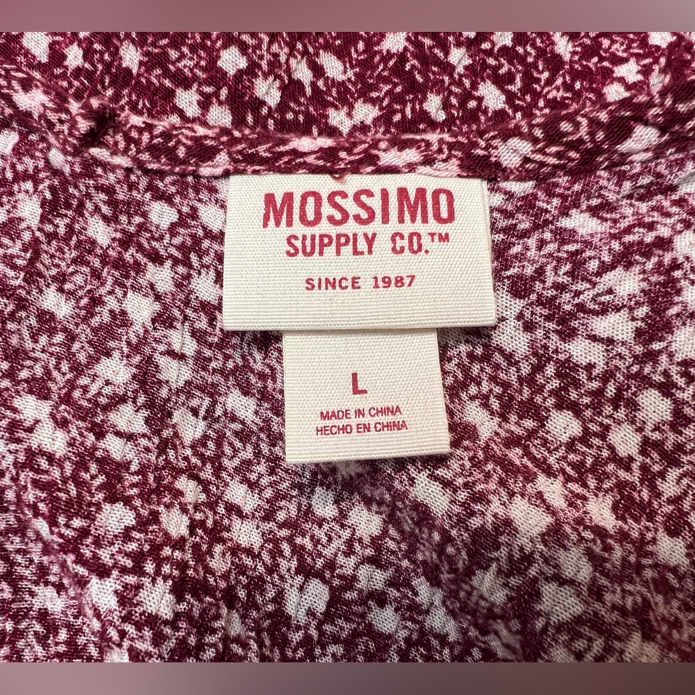 MOSSIMO COLD SHOULDER TOP EUC - Picture 5 of 7